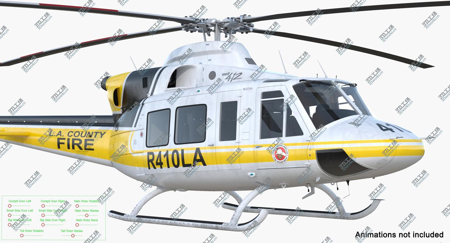 images/goods_img/202105073/3D model Bell 412 Fire Department Helicopter Rigged/4.jpg